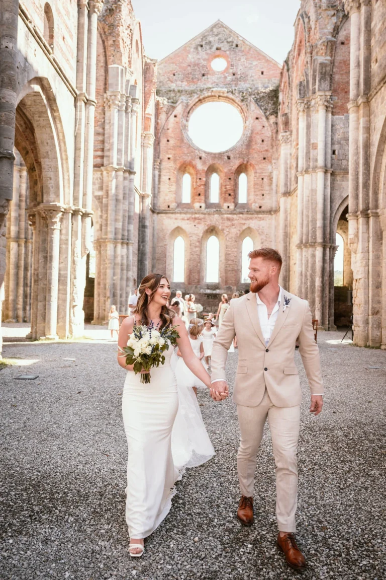 Wedding at San Galgano Abbey in Tuscany - Andrea Corridori