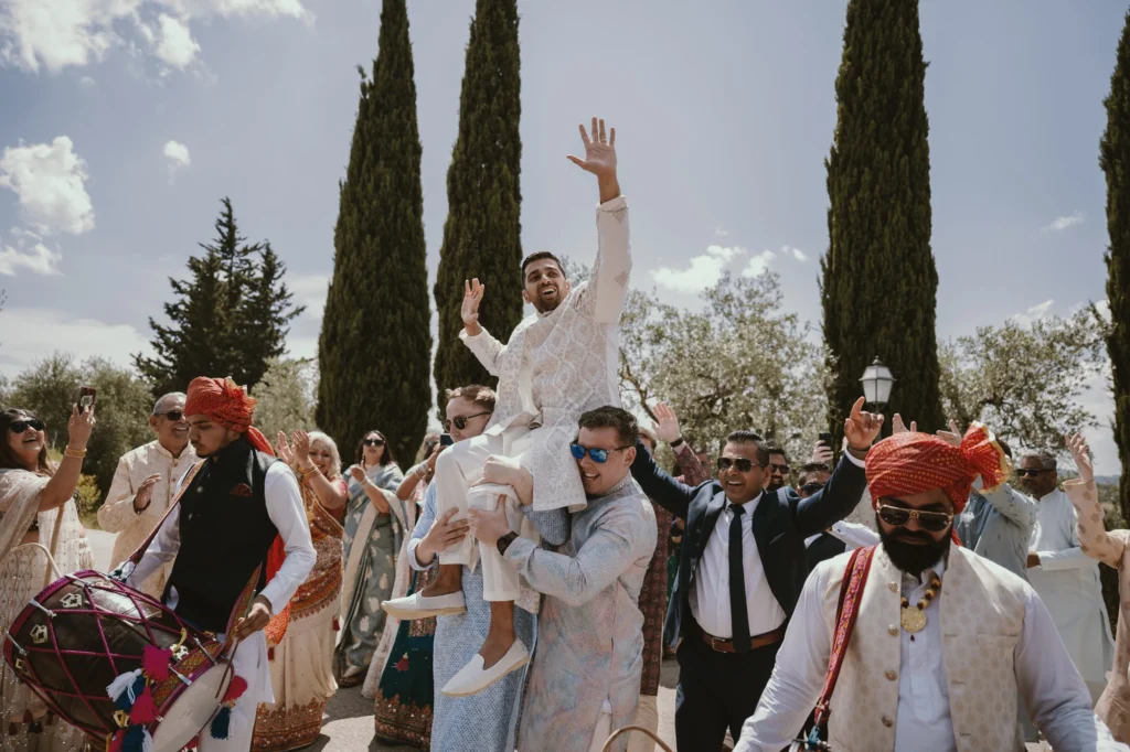 71A Vibrant Indian Wedding Celebration at Tenuta Corbinaia Tuscany Andrea Corridori Italian wedding Photographer