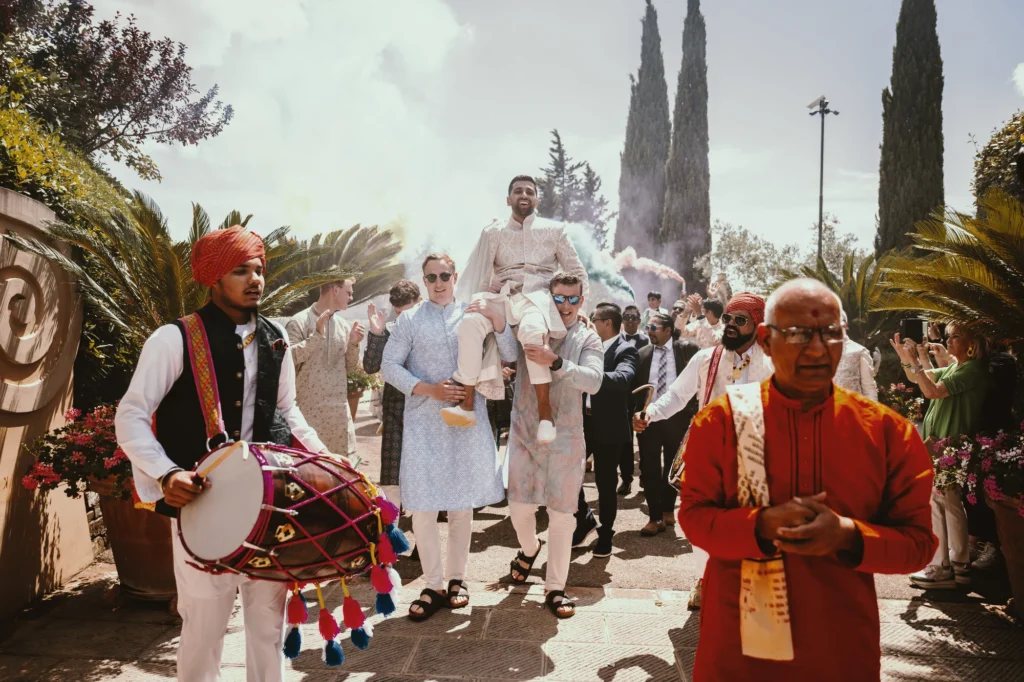 72A Vibrant Indian Wedding Celebration at Tenuta Corbinaia Tuscany Andrea Corridori Italian wedding Photographer